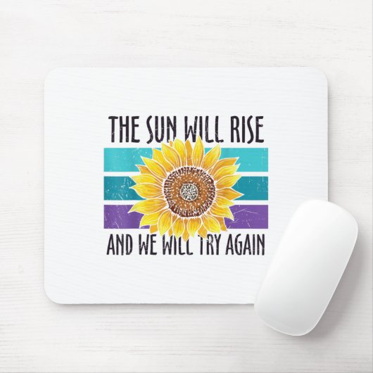 Die Sonne wird die Suizidprävention durch Sonnenbl Mousepad (Mit Mouse)