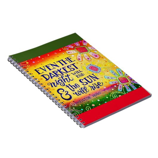 Die Sonne wird wieder aufsteigen Inspirivity Förde Notizblock (Rechte Seite)