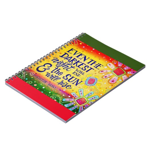 Die Sonne wird wieder aufsteigen Inspirivity Förde Notizblock (Linke Seite)