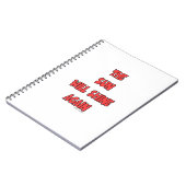 DIE SONNE WIRD WIEDER SCHEIN. NOTIZBLOCK (Linke Seite)