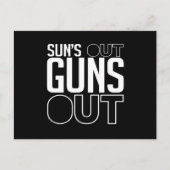 Die Sonnen sind draußen Postkarte (Vorderseite)