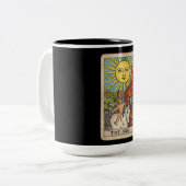 Die Sonnen-Tarot Zweifarbige Tasse (Vorderseite Links)
