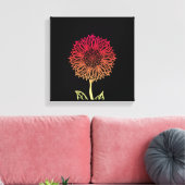 Die Sonnenblume Leinwanddruck (Insitu (Wohnzimmer))