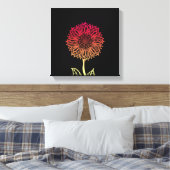 Die Sonnenblume Leinwanddruck (Insitu (Schlafzimmer))