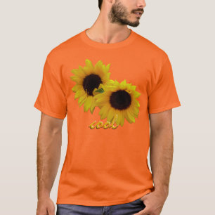 Die Sonnenblume-Sweatshirt-kundenspezifisches T-Shirt