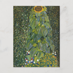 Die Sonnenblume von Gustav Klimt Postcard Postkarte
