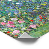 Die Sonnenblume von Gustav Klimt Poster (Ecke)