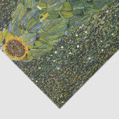 Die Sonnenblume von Gustav Klimt Tissue Seidenpapier (Ausschnitt)