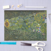 Die Sonnenblume von Gustav Klimt Tissue Seidenpapier (Handwerk)