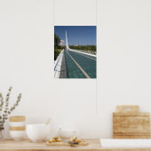 Die Sonnenbrücke in der Bucht von Turtle Poster (Küche)