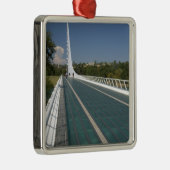 Die Sonnenbrücke in der Bucht von Turtle Silbernes Ornament (Rechts)