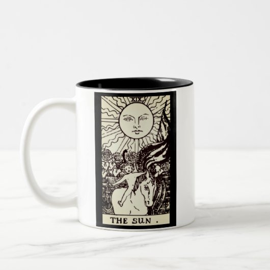 die Sonnenkarte des Tarots | Tasse (Links)