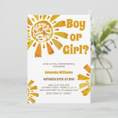 Die Sonnenscheindarstellung kommt hier als die Son Einladung (Stehend Vorderseite)