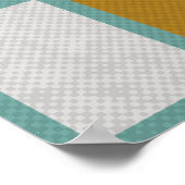 Die Sonnenschildkröte Hang dort motivierend Poster (Ecke)