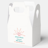 Die Sonnenschirme des Strandes kommen hier zur Son Geschenkschachtel (Geöffnet)