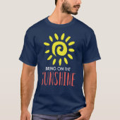 Die Sonnenschutzmänner in Blau T-Shirt (Vorderseite)