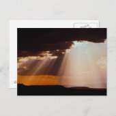 Die Sonnenstrahlen am Masai Mara. 2 Postkarte (Vorne/Hinten)