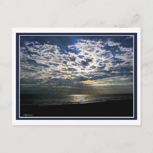 Die Sonnenstrahlen Postkarte (Vorderseite)