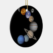 Die Sonnensystemstrecke unsere Planeten Keramikornament (Rechts)