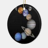 Die Sonnensystemstrecke unsere Planeten Keramikornament (Links)