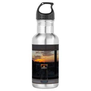 Die Sonnenuntergang-Flasche beobachten Edelstahlflasche