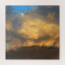 Die Sonnenuntergang-Wolkenexplosion Puzzle