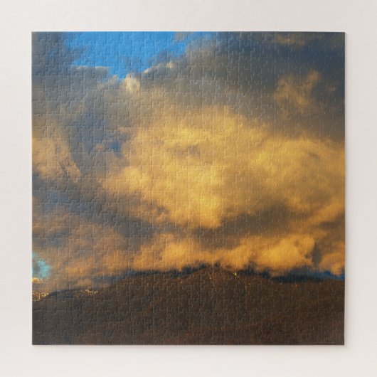 Die Sonnenuntergang-Wolkenexplosion Puzzle (Vertikal)