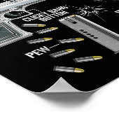 Die sonnige Anatomie einer Pew Pewer - Ammo Gun - Poster (Ecke)