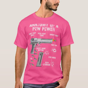 Die sonnige Anatomie einer Pew Pewer - Ammo Gun -  T-Shirt