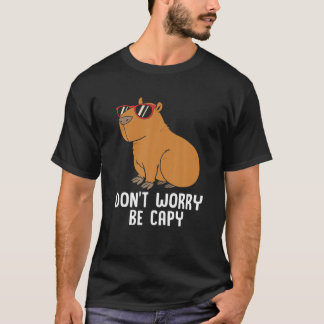 Die sonnige Capybara für Kinder macht sich keine S T-Shirt