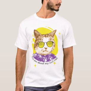 Die sonnige Coole Katze in Sonnenbrille T-Shirt