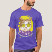 Die sonnige Coole Katze in Sonnenbrille T-Shirt (Vorderseite)