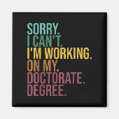 Die sonnige Dissertation , Entschuldigung, dass ic Magnet (Vorne)