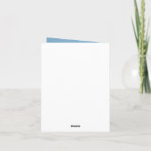 Die sonnige Drehung "Go Fly a Kite" ist ein schöne Karte (Rückseite)