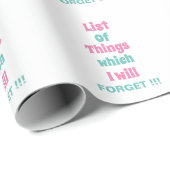 Die sonnige Erinnerung für vergessene Menschen ver Geschenkpapier (Rolleneckpunkt)