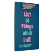 Die sonnige Erinnerung für vergessene Menschen ver Klemmbrett (Rechts)