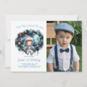 Die sonnige erste Reise um die Sonne - Jungs 1. Ge Einladung (Vorderseite)