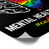 Die sonnige Gefärbte Krawatte beendet das Stigma M Poster (Ecke)