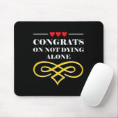 Die sonnige Hochzeit mit Sarcastic Ehe Brie and Gr Mousepad (Mit Mouse)
