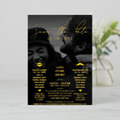 Die sonnige Hochzeit rettet das Datum Folieneinladung (Stehend vorne)