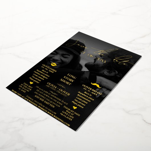 Die sonnige Hochzeit rettet das Datum Folieneinladung (Gedreht)