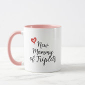 Die sonnige Junge Mutter der Triplets-Geschenke, B Tasse (Links)
