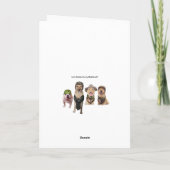 Die sonnige Karte für Jäger oder Militär von Freun (Rückseite)