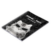 Die sonnige Katze mit Sonnenbrille Zurück zur Schu Notizblock (Linke Seite)