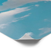 Die sonnige Kuh in der Sonnenbrille Poster (Ecke)