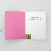 Die sonnige Kuh und Klatsch werden gut Karte (Innenseite)