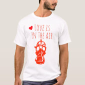 Die sonnige Liebe ist in der Luftmaske Anti Valent T-Shirt (Vorderseite)