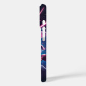 Die sonnige Riesenkatze und Dinosaurier im All Case-Mate iPhone Hülle (Rückseite / Links)