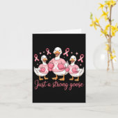 Die sonnige Rosa Brustkrebs Schleife ist nur ein s Karte (Gelbe Blume)