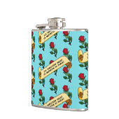 Die sonnige Rote Rose trinkt, um das Muster der Ba Flachmann (Links)